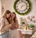 Green Moss Wall Clock