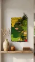 Forest Harmony Moss Frame Yellow
