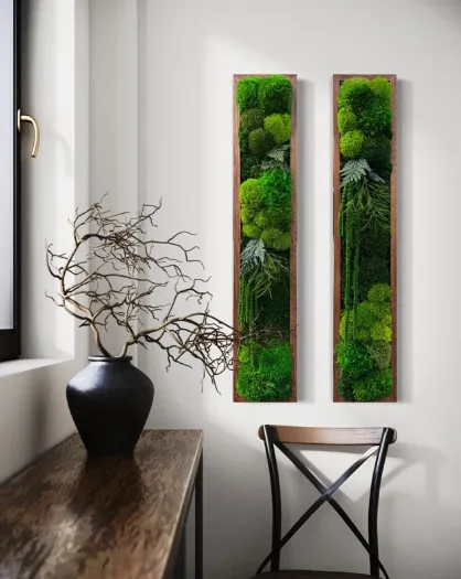 Preserved Moss Wall Art Frame – Rectangle Set of 2