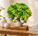 Money Tree Moss Table Decor