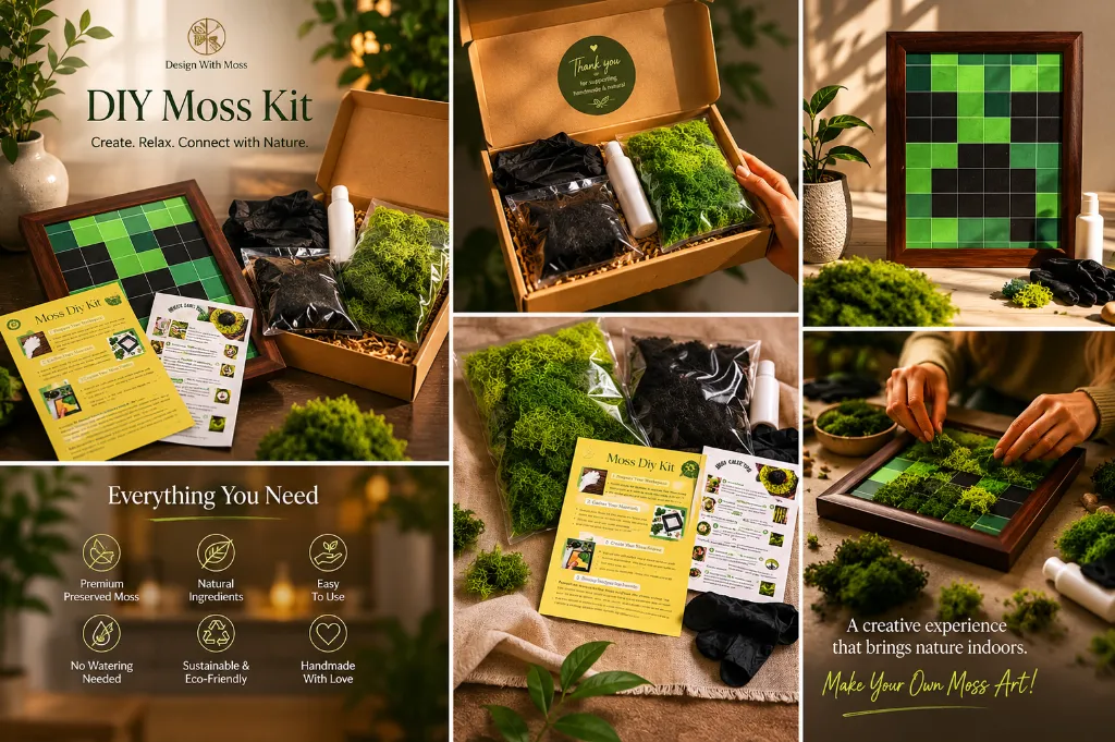 DIY Minecraft Moss Frame Kit Box.webp