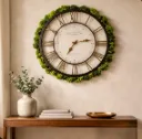 Green Moss Wall Clock