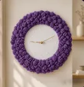 Purple Wall Clock